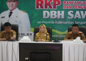 Sri Widanarni Buka Kegiatan Pembahasan RKP DBH Sawit Se-Kalteng Tahun 2024
