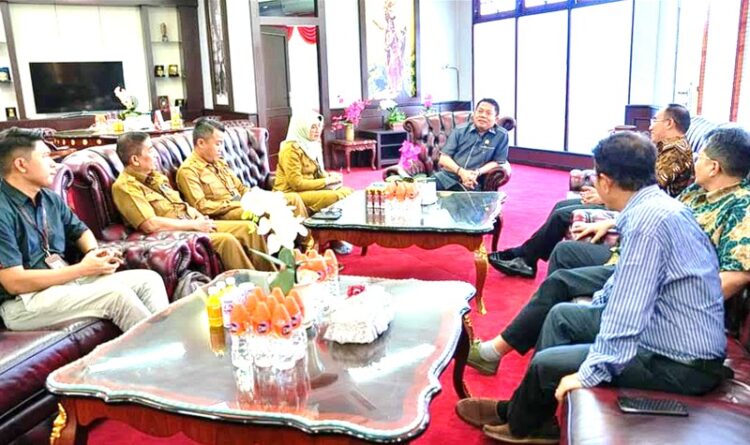 HM Wiyatno Terima Kunjungan Dari BPK RI Perwakilan Kalteng