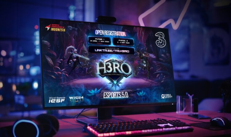 Tri Kembali Gelar H3RO Esports 5.0 Untuk Dukung Talenta Muda Esports Indonesia