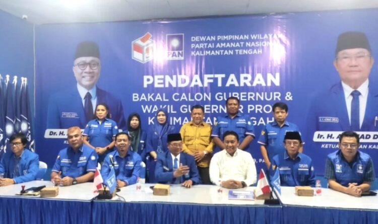 Edy Pratowo Sambangi Markas PAN Kalteng