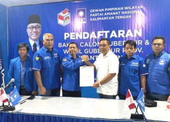 Lohing Simon Ikuti Penjaringan di DPW PAN Kalteng