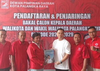 Pencalonan Bacawalwakot Palangka Raya Acxel Narang di Sambut  Hangat Pimpinan Partai