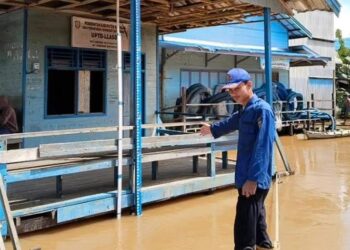 Debit Sungai Katingan Di Sanamang Meningkat
