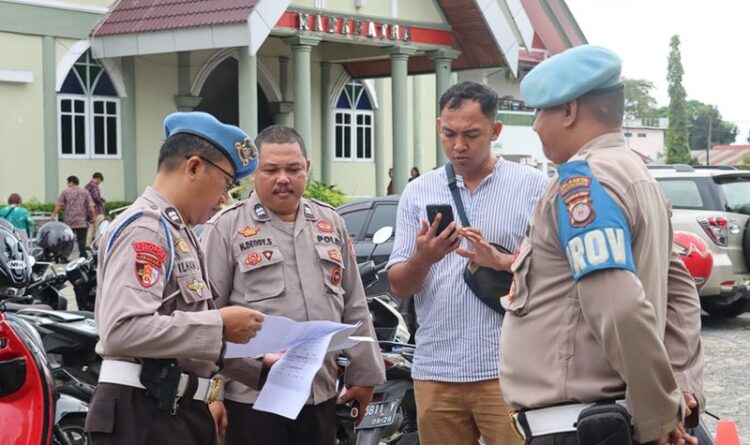 74 Personel Ditugaskan Polresta Palangka Raya Pam Ibadah Hari Kenaikan Yesus Kristus