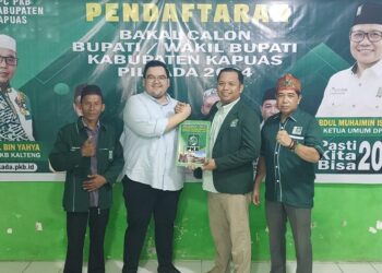 Dealdo Dwirendragraha Mendaftarkan Diri Ke DPC PKB Sebagai Balon Bupati Kapuas 2024-2029
