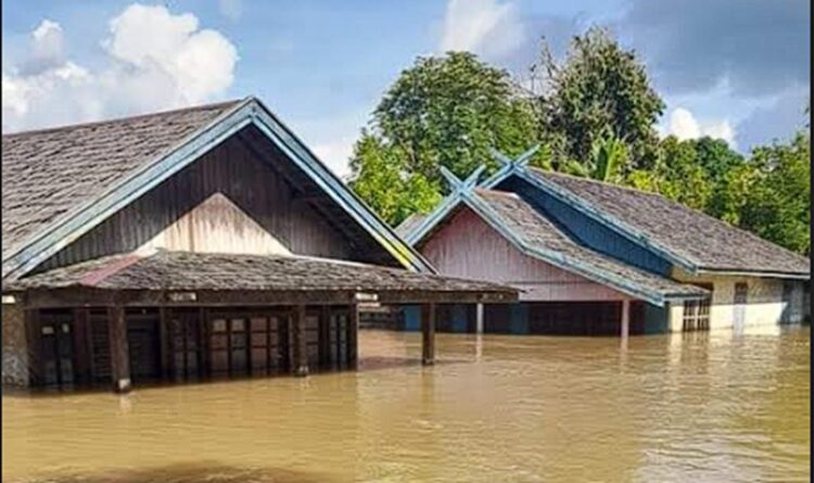 Banjir di Katingan Bagian Hulu Hantam 3 Ribu Perumahan Warga