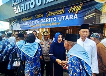 Ikut Melepas JCH Barito Utara, Ini Pesan Mery Rukaini