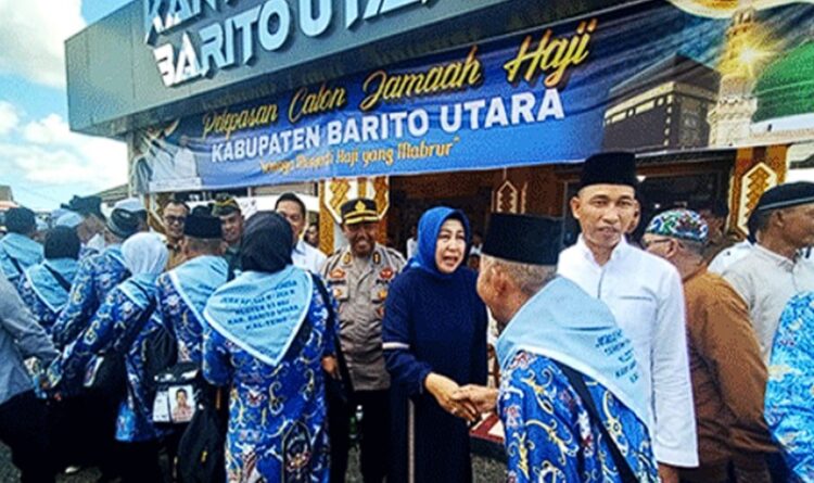 Ikut Melepas JCH Barito Utara, Ini Pesan Mery Rukaini