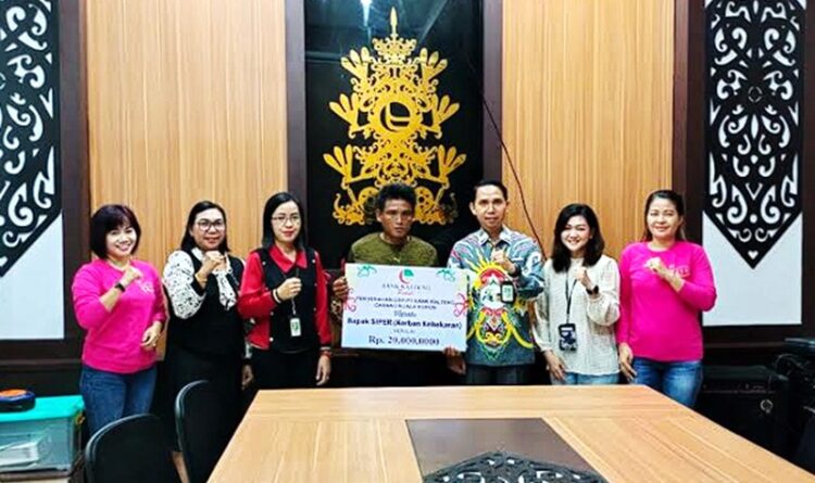 KIM Gunung Mas Bantu Korban Kebakaran Melalui Program CSR Bank Kalteng