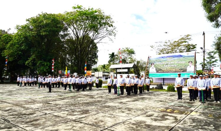 DLH dan Kehutanan Kalteng Laksanakan Upacara Peringatan Hari Lingkungan Hidup Se-Dunia Tahun 2024