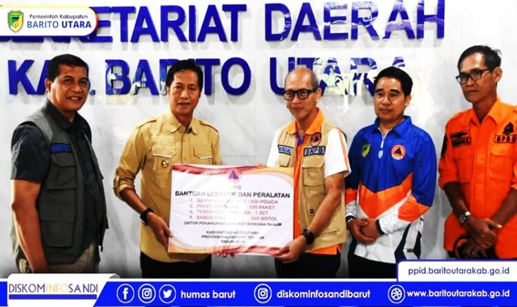 BNPB Berikan Bantuan Operasional Darurat Banjir ke Pemkab Barut