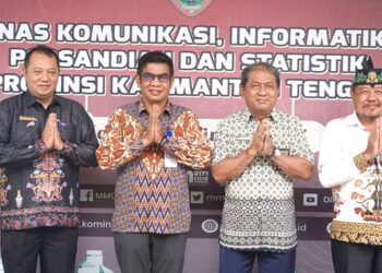 Diskominfosantik Kalteng Terima Audiensi dari Rektor IAHN-TP Palangka Raya