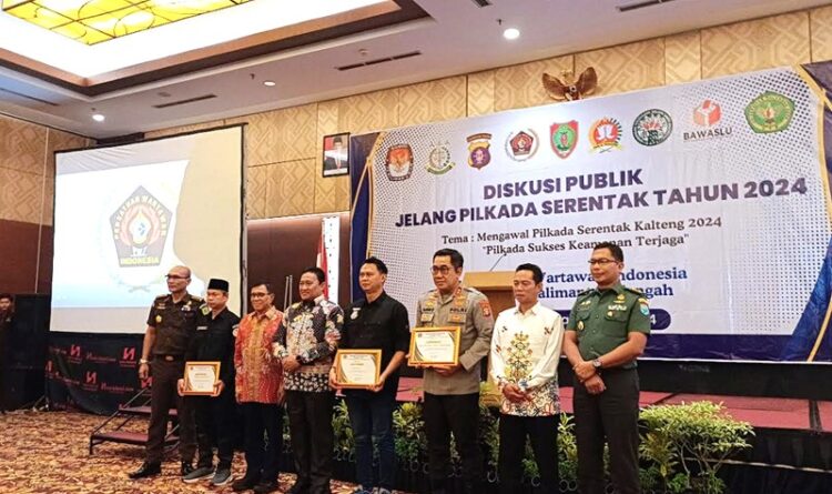 PWI Kalteng Melaksanakan Diskusi Publik Pemilihan Kepala Daerah (Pilkada) Serentak 2024.