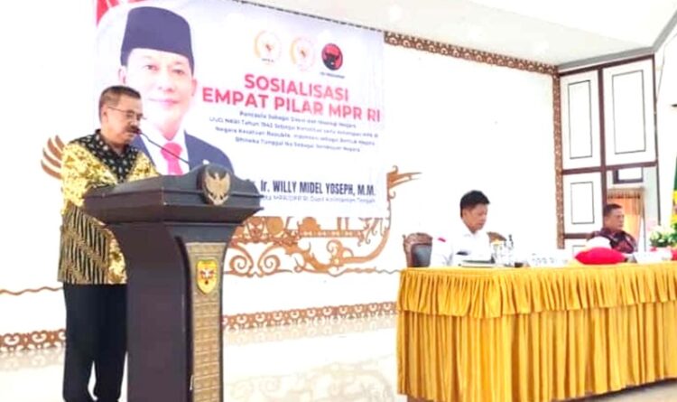 Pj Bupati Sambut Baik Sosialisasi Empat Pilar di Gumas