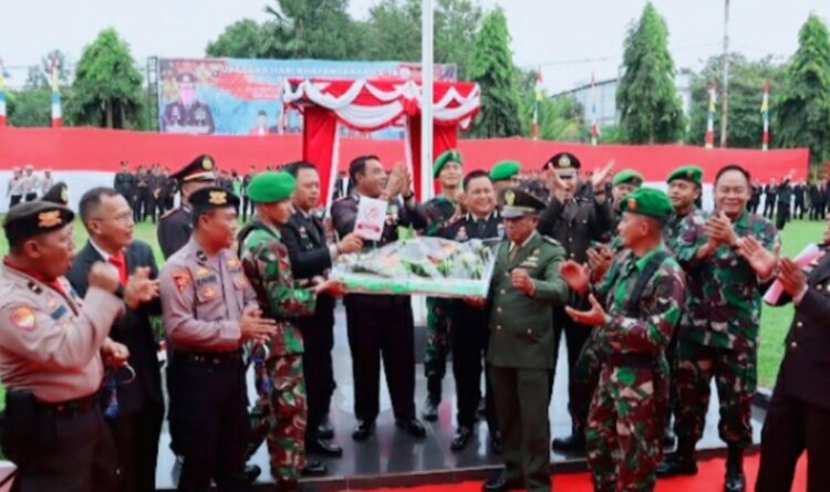 Peringatan HUT ke-78 Bhayangkara di Bartim, Juga Menjadi Cerminan Soliditas TNI-Polri
