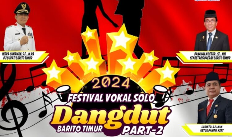 Festival Vokal Solo Dangdut Part II 2024 Bupati Cup, Siap Gebrak Bartim Lagi