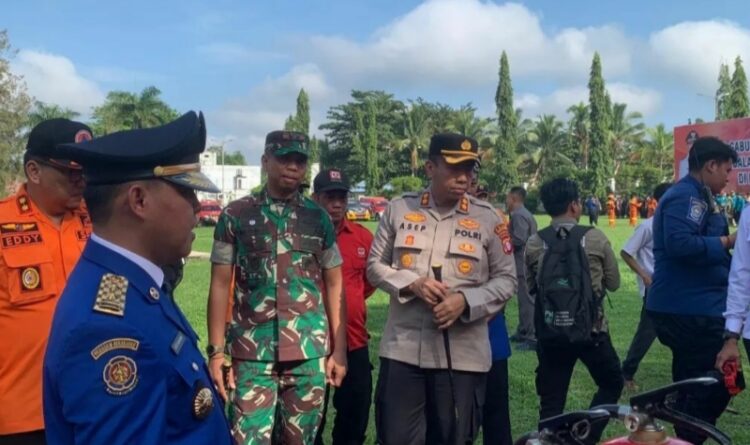 Kesiapsiagaan Bencana, Pemda Barito Selatan Gelar Apel Sarpras