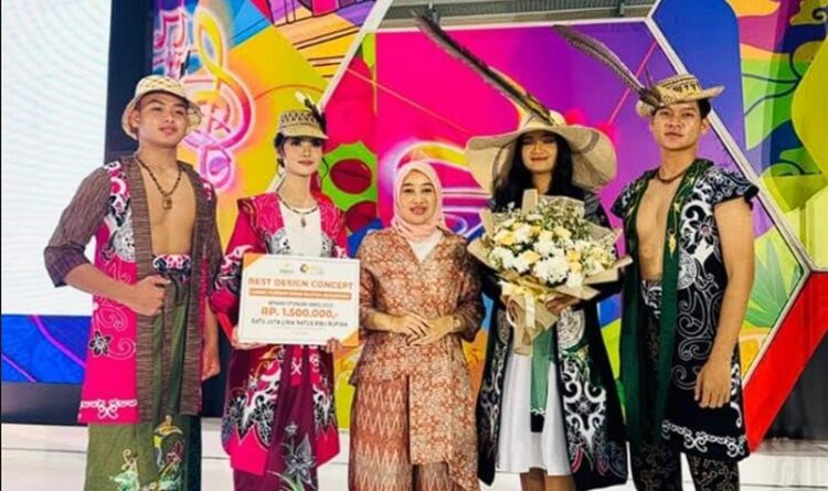 Keren, Batik Piring Malawen asal Barito Selatan Meraih Juara Nasional