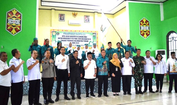 Pj Bupati Lepas Kafilah Festival Seni Qasidah XI Tingkat Provinsi Kalteng