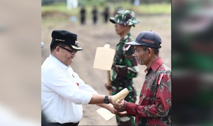 Pj Bupati Kapuas Erlin Hardi Sebut TMMD Salah Satu Langkah Strategis Penting.