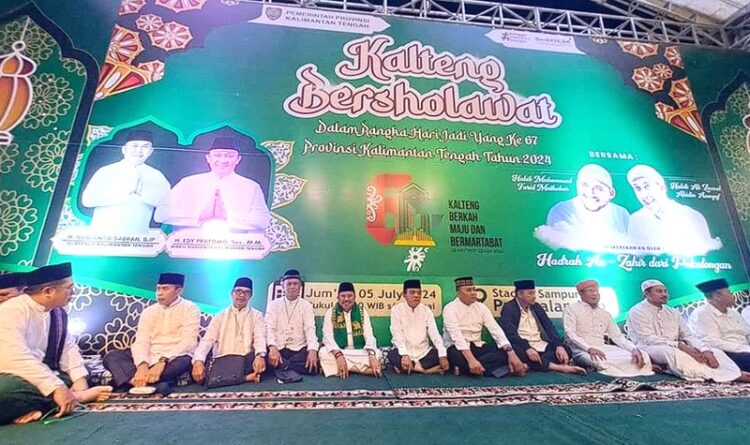 Abdul Razak Ikuti Kalteng Bersholawat di Kobar