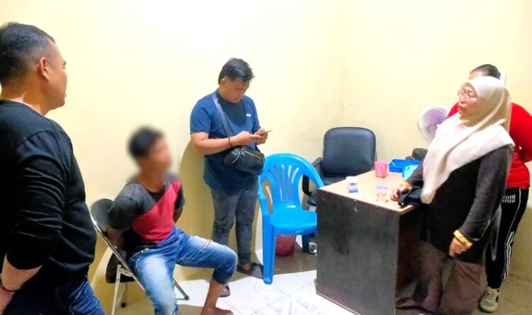 Polres Pulpis Amankan Pria Diduga ODGJ Buat Keonaran