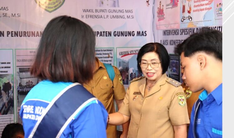 Pemkab Gunung Mas Tampilkan Inovasi Penurunan Stunting di Pameran Kalteng