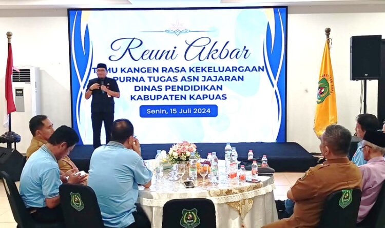 Pj Bupati Hadiri Reuni Akbar Purna Tugas ASN Lingkup Dinkes Kapuas