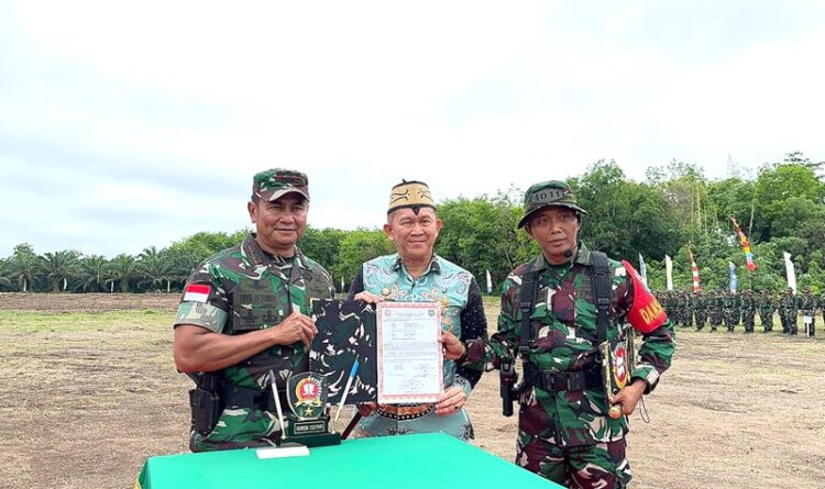 Panggadam Ajak Masyarakat Bangun Daerah Melalui TMMD Pembangunan Merata