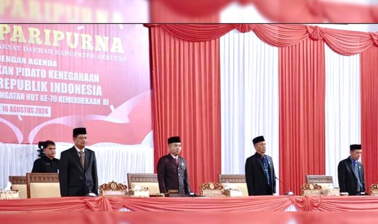 DPRD Seruyan Gelar Paripurna Istimewa Dengarkan Pidato Kenegaraan Presiden