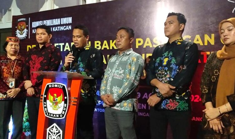 Tiga Pasangan Calon Telah Mendaftar di KPU Katingan