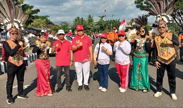 Dinas PUPR-PKPP Kapuas Ikut Ramaikan Pawai Hut RI ke 79