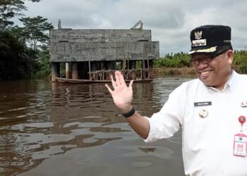 Pj Bupati Kapuas Erlin Hardi Pastikan Proyek Pengerjaan Jembatan Terus Rampung Akhir Tahun 2024