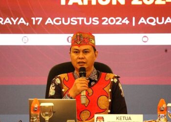 KPU Kalteng Gelar Rapat Pleno Rekapitulasi DPS Pemilihan Gubernur Dan Wakil Gubernur Tahun 2024