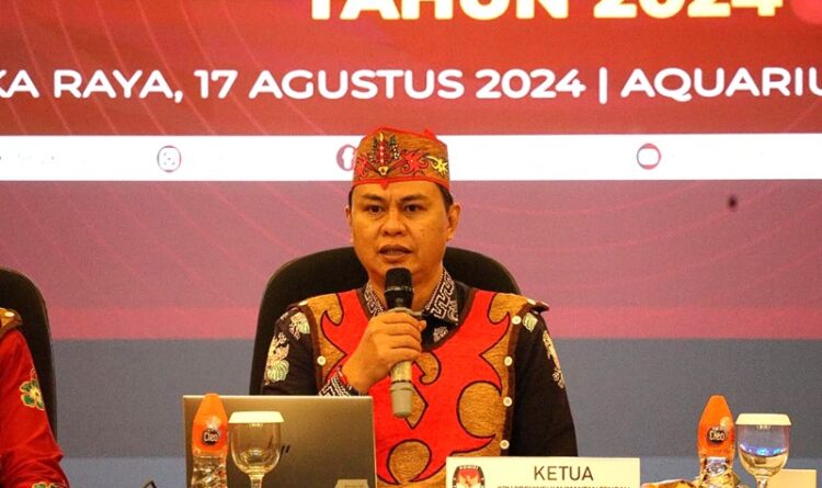 KPU Kalteng Gelar Rapat Pleno Rekapitulasi DPS Pemilihan Gubernur Dan Wakil Gubernur Tahun 2024