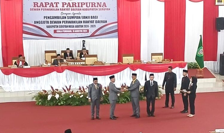 Zuli Eko Prasetya Ketua Sementara DPRD Seruyan