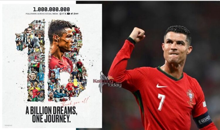 Cristiano Ronaldo Jadi Manusia Pertama yang Punya 1 Miliar Pengikut di Berbagai Media Sosial