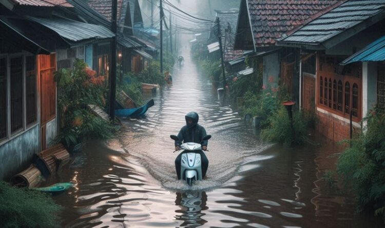 Banjir di Kecamatan Pematang Karau dan Raren Batuah Kabupaten Bartim