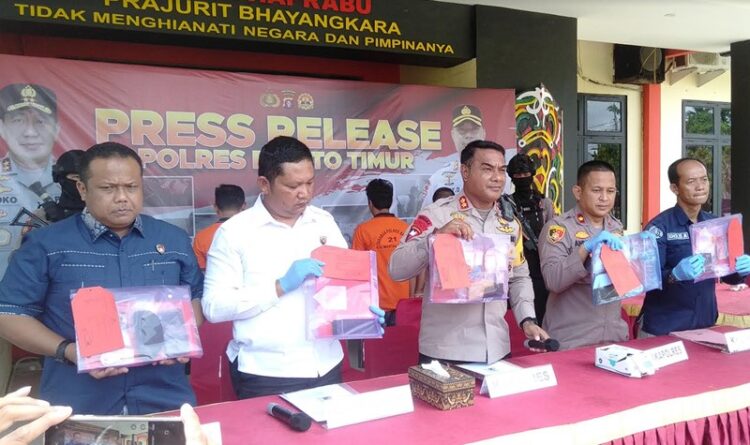 Polres Bartim Ungkap Kasus Pembunuhan di Bangi Wao