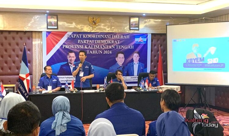 Perkuat Koordinasi, Partai Demokrat Kalteng Gelar Rakorda