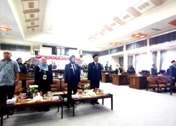 DPRD Barito Utara Rapat Paripurna Dengarkan Pidato Presiden
