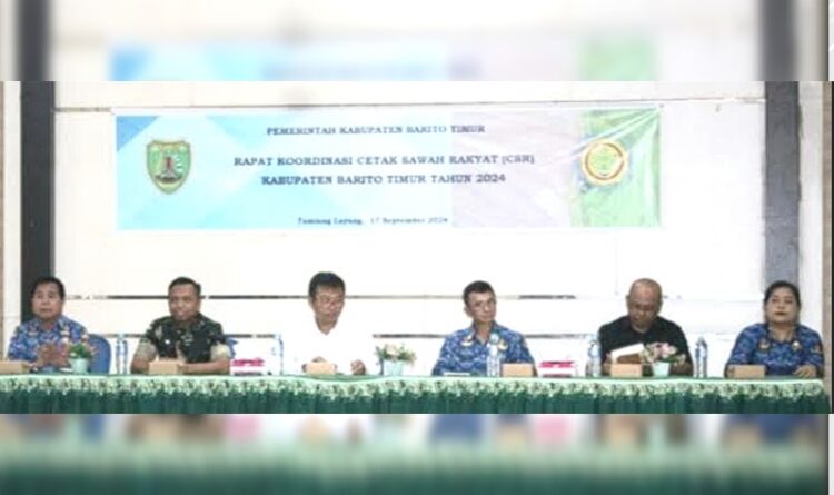 Pejabat Kementan RI Hadiri Rakor Cetak Sawah di Bartim