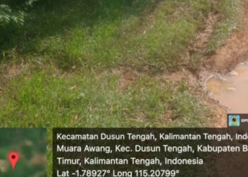 Akses Jalan ke Desa Muara Awang Masih Sulit, Masyarakat Lebih Pilih Jalur Air