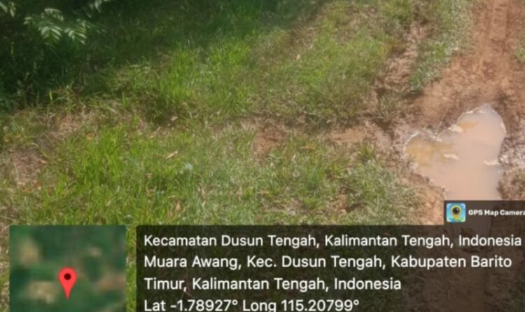 Akses Jalan ke Desa Muara Awang Masih Sulit, Masyarakat Lebih Pilih Jalur Air