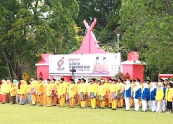 Gubernur Pimpin Upacara Hari Jadi ke-65 Kabupaten Kobar
