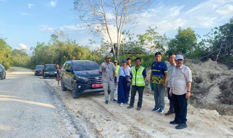 Progres Pengaspalan Tumbang Empas Sepang Capai 46 persen