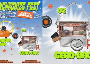 Unik dan Melokal, Susah Waras Kolaborasi dengan Synchronize Fest Merilis Tas Gerobak Bakso