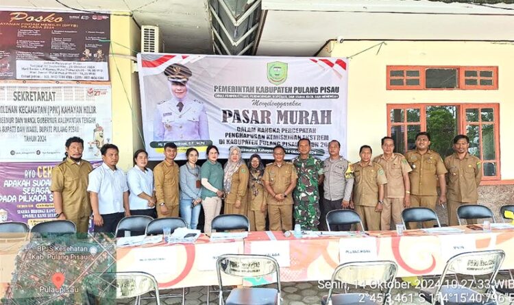 Pemkab Pulang Pisau Gelar Pasar Murah di 8 Kecamatan