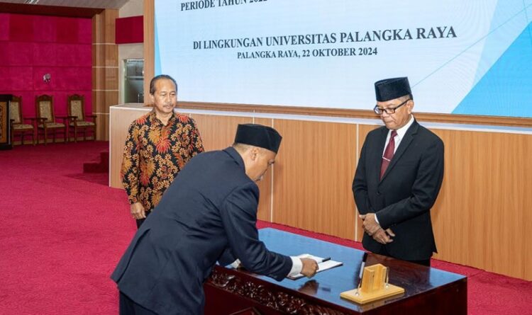 Rektor Lantik Dekan Fakultas Kedokteran dan Fakultas MIPA UPR