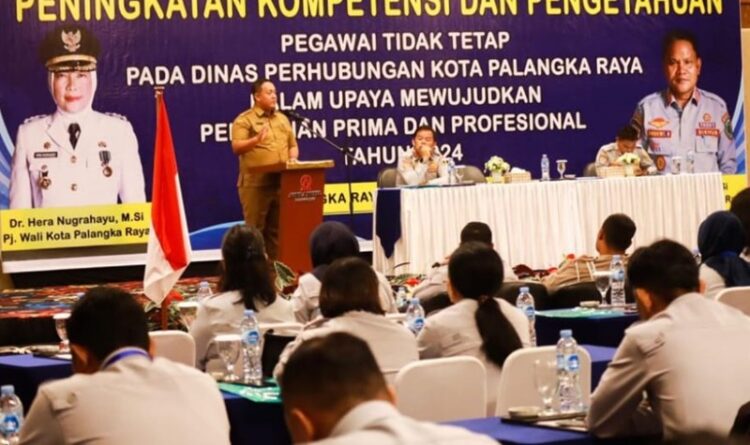 Dishub Kota Palangka Raya Gelar Kegiatan Peningkatan Kompetensi dan Pengetahuan